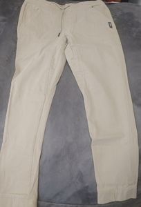 Silver Jeans co. Joggers Khaki casual school uniform men's BNWT